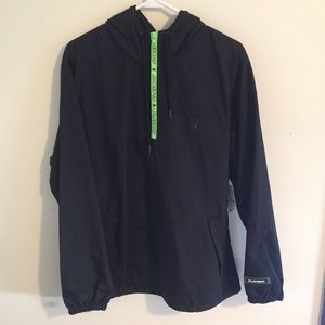 Black Playboy Windbreaker